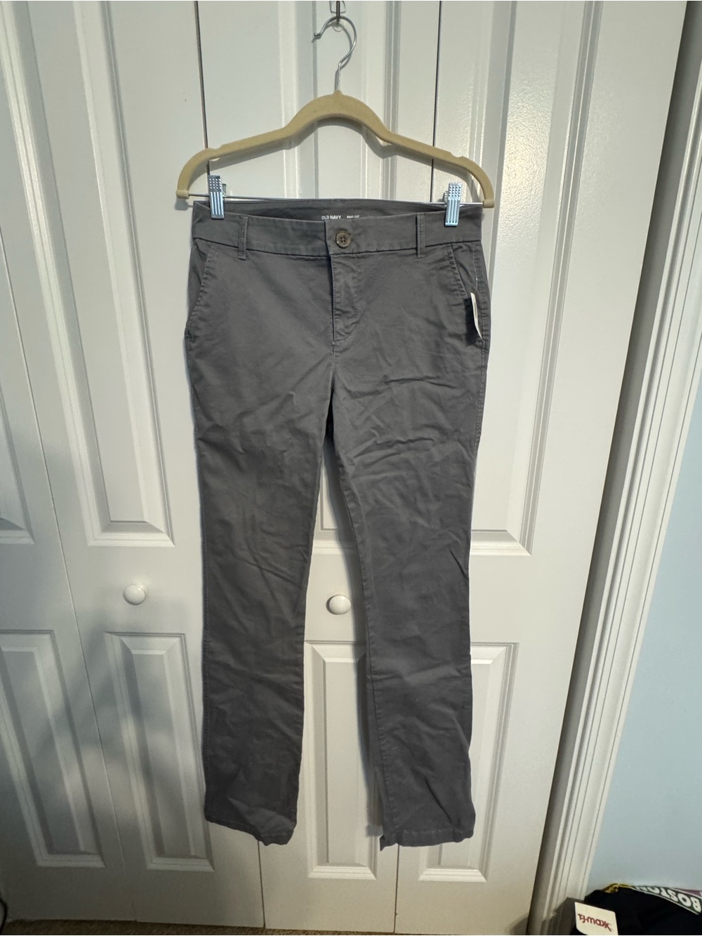 Old Navy Gray Boot-Cut Pants NWT 4 Tall